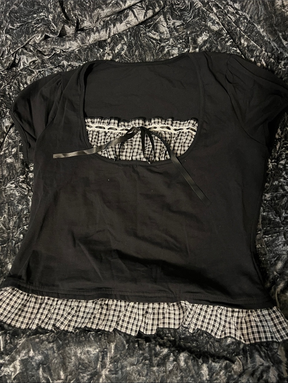 NWOT Plaid Top